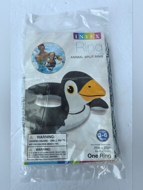 INTEX Ring Animal Split Ring Penguin Inflatable Pool Float New & Sealed